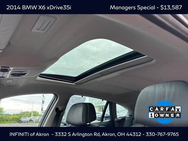 used 2014 BMW X6 car, priced at $13,587