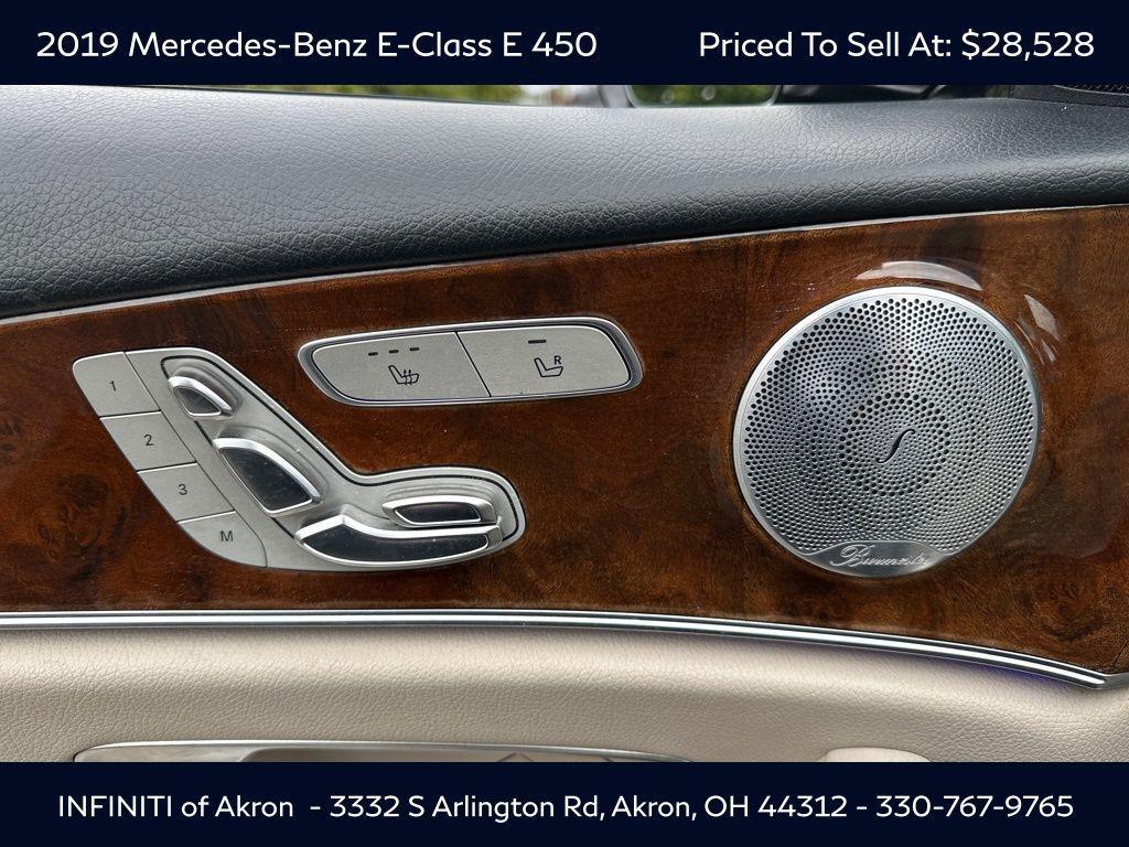 used 2019 Mercedes-Benz E-Class car, priced at $28,528