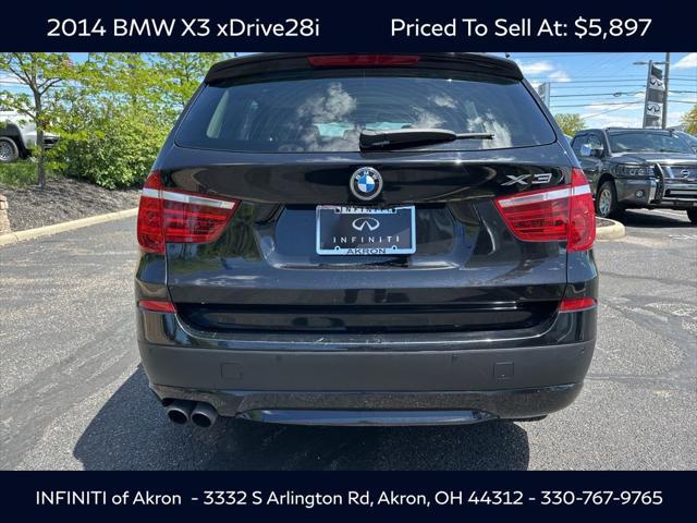 used 2014 BMW X3 car, priced at $5,897