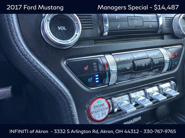 used 2017 Ford Mustang car, priced at $14,487