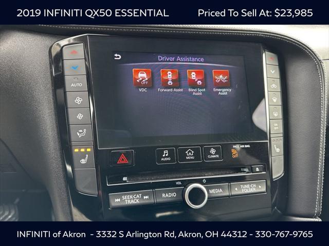 used 2019 INFINITI QX50 car, priced at $23,985