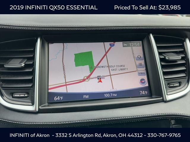 used 2019 INFINITI QX50 car, priced at $23,985