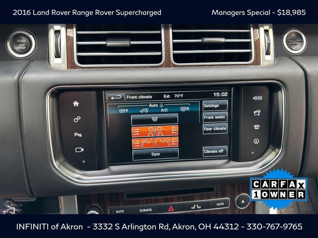 used 2016 Land Rover Range Rover car, priced at $18,985