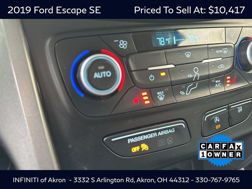 used 2019 Ford Escape car, priced at $10,417