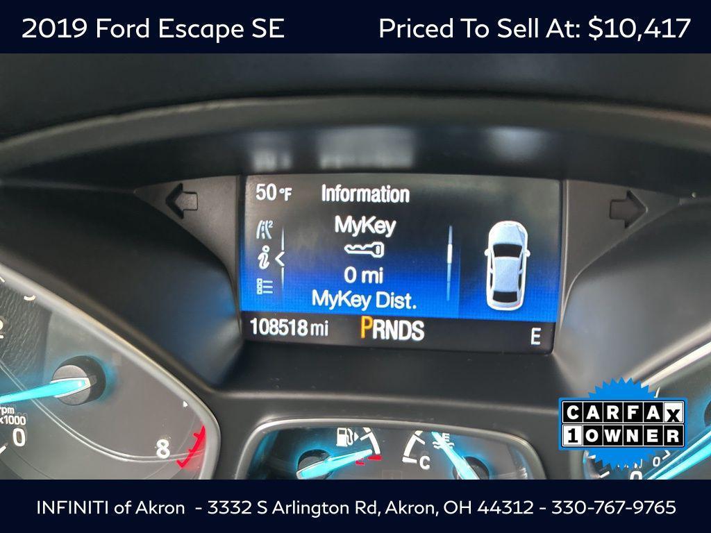used 2019 Ford Escape car, priced at $10,417