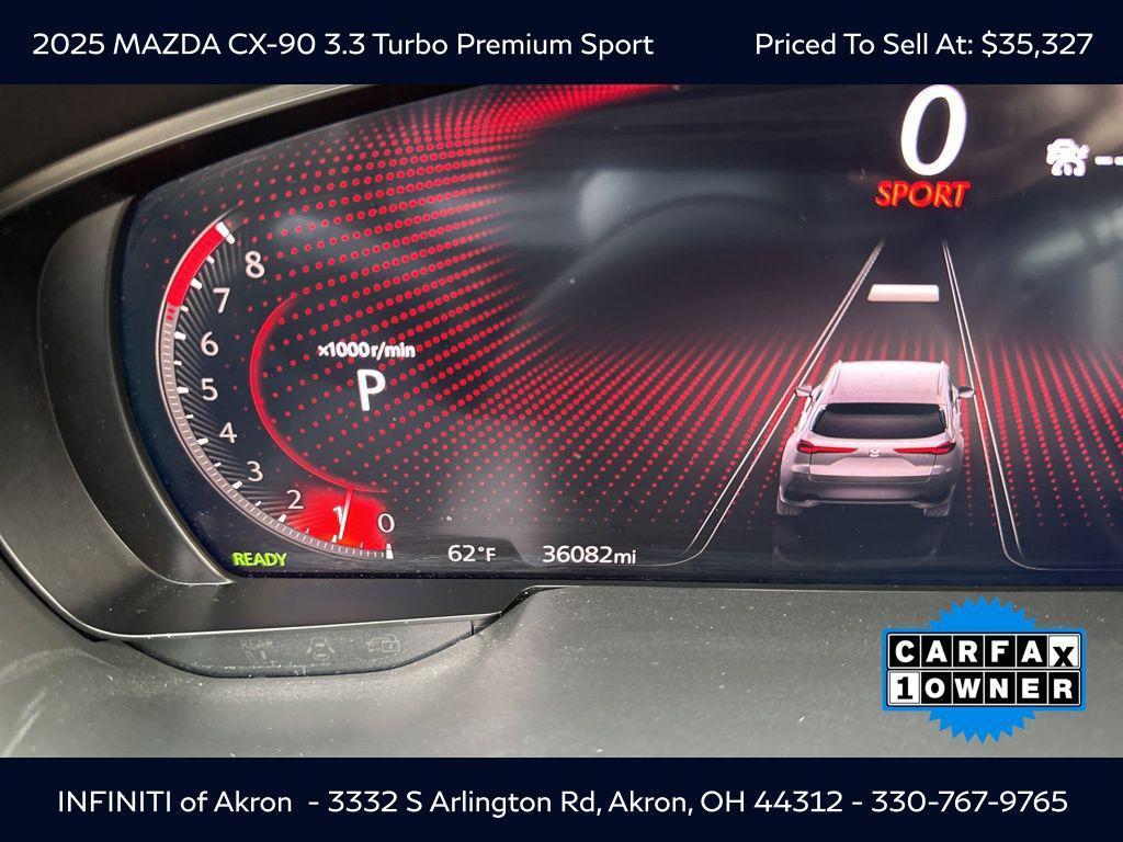used 2025 Mazda CX-90 car, priced at $35,327