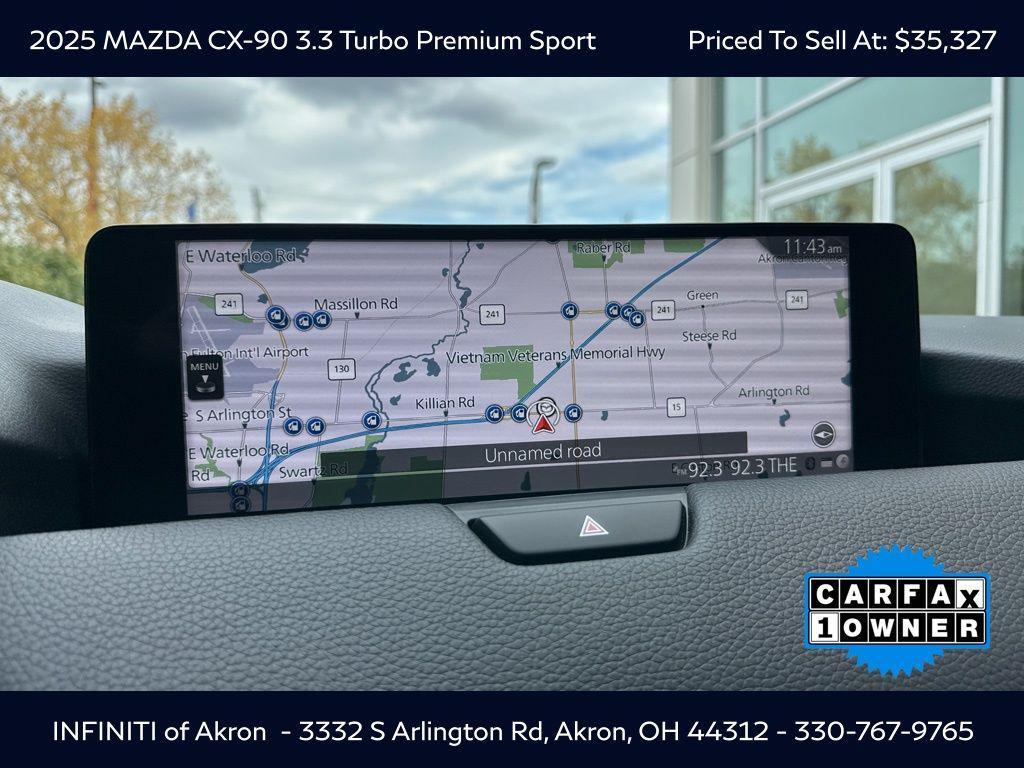 used 2025 Mazda CX-90 car, priced at $35,327