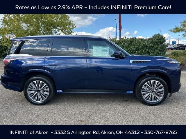 new 2025 INFINITI QX80 car, priced at $98,009