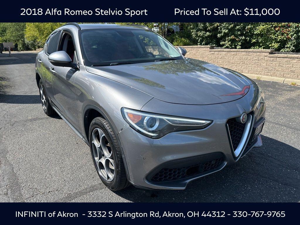 used 2018 Alfa Romeo Stelvio car, priced at $11,000