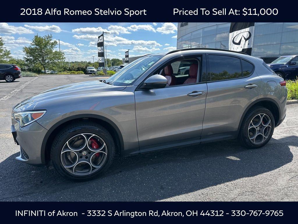used 2018 Alfa Romeo Stelvio car, priced at $11,000