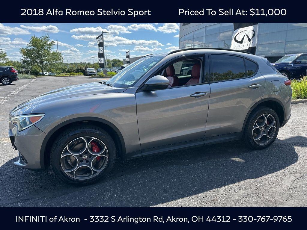 used 2018 Alfa Romeo Stelvio car, priced at $11,000