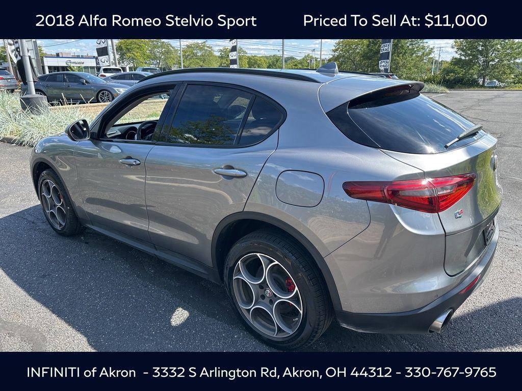used 2018 Alfa Romeo Stelvio car, priced at $11,000