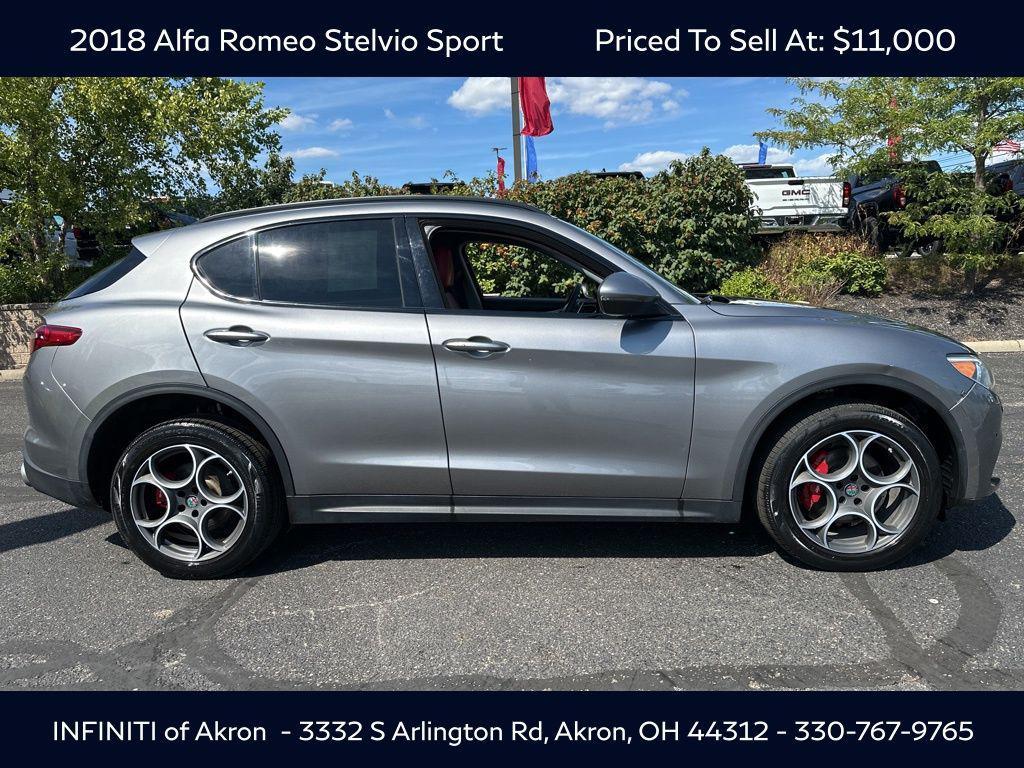 used 2018 Alfa Romeo Stelvio car, priced at $11,000
