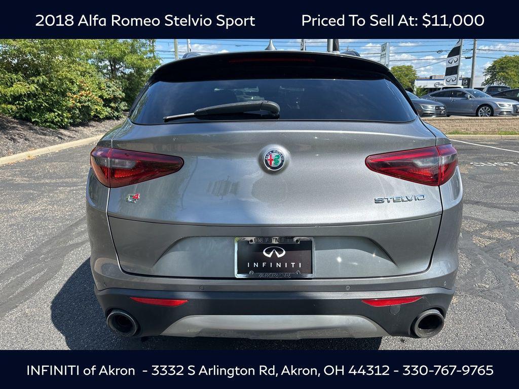 used 2018 Alfa Romeo Stelvio car, priced at $11,000