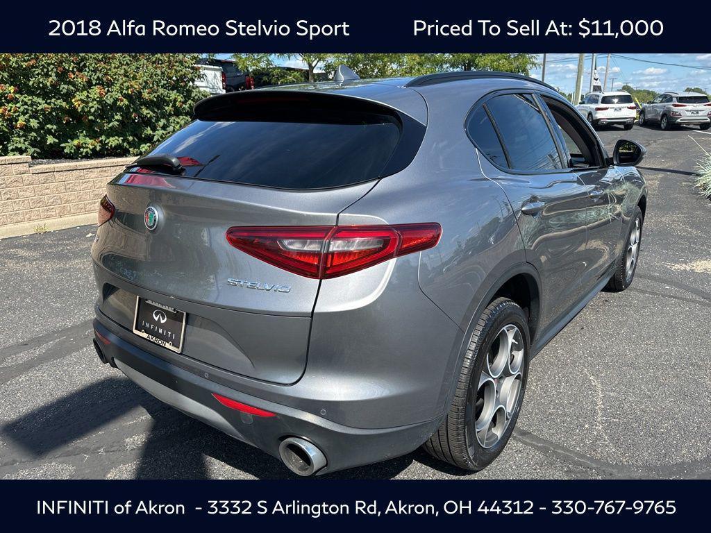 used 2018 Alfa Romeo Stelvio car, priced at $11,000