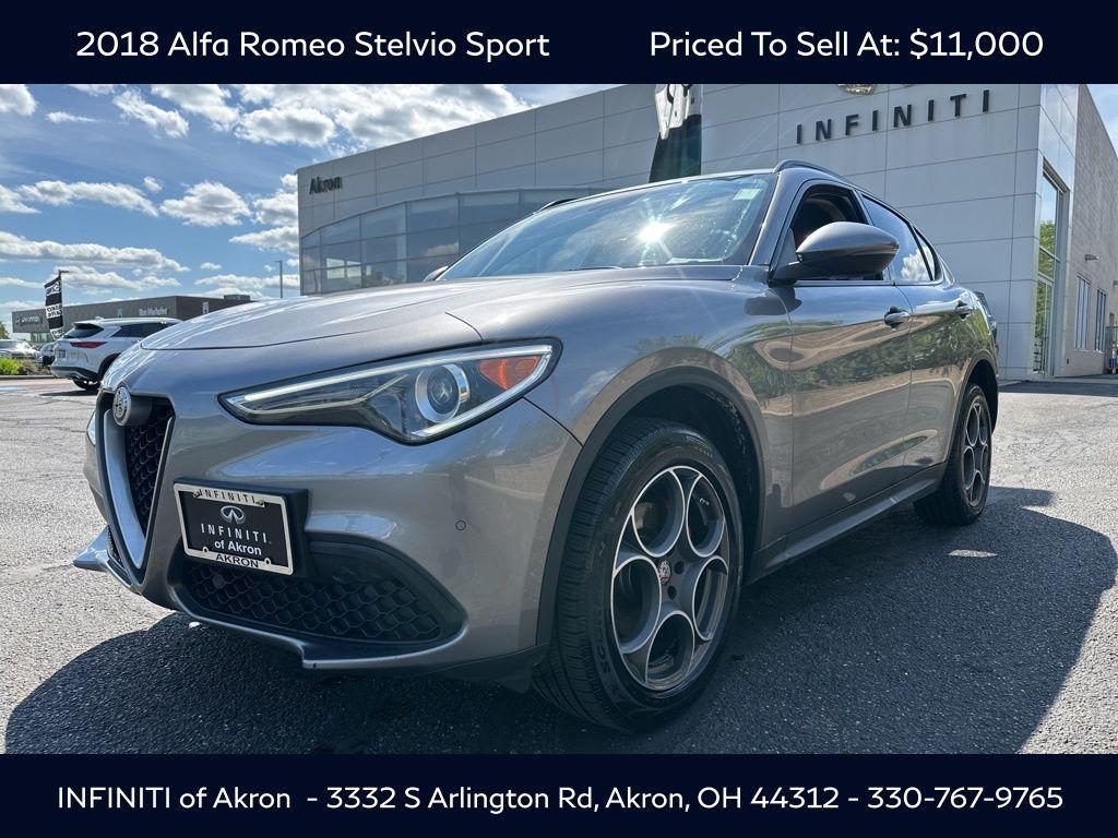 used 2018 Alfa Romeo Stelvio car, priced at $11,000