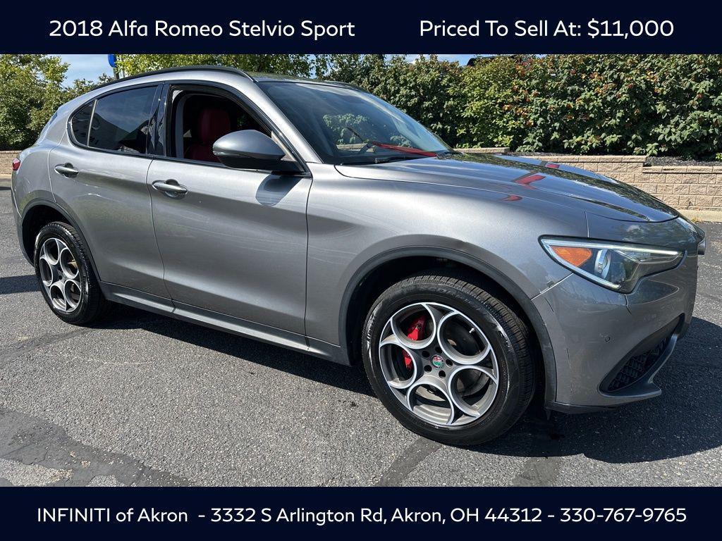 used 2018 Alfa Romeo Stelvio car, priced at $11,000