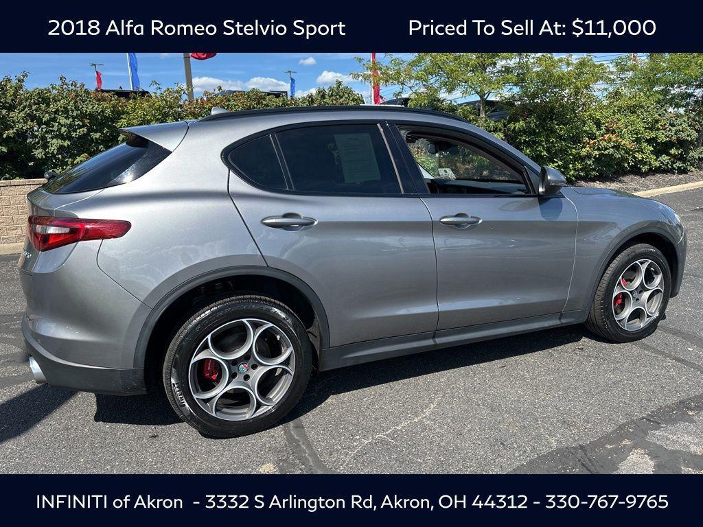 used 2018 Alfa Romeo Stelvio car, priced at $11,000