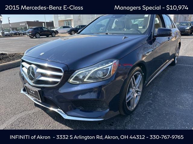 used 2015 Mercedes-Benz E-Class car, priced at $10,974