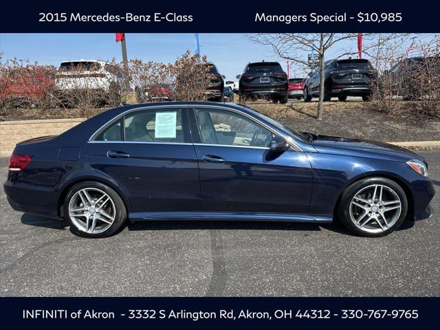 used 2015 Mercedes-Benz E-Class car, priced at $10,985