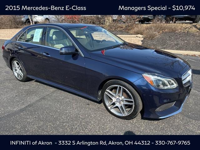 used 2015 Mercedes-Benz E-Class car, priced at $10,974