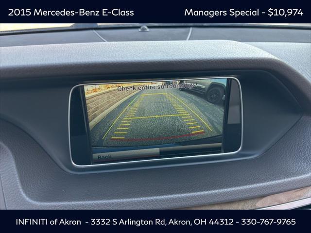 used 2015 Mercedes-Benz E-Class car, priced at $10,974