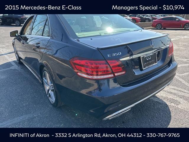 used 2015 Mercedes-Benz E-Class car, priced at $10,974