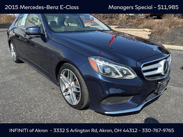 used 2015 Mercedes-Benz E-Class car, priced at $11,985