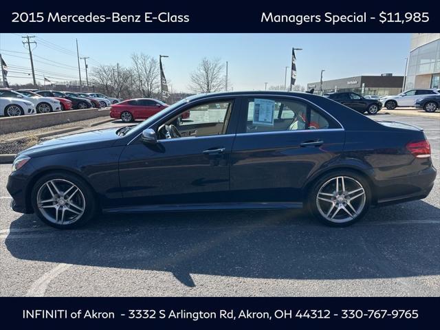 used 2015 Mercedes-Benz E-Class car, priced at $11,985