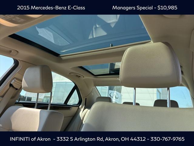 used 2015 Mercedes-Benz E-Class car, priced at $10,985