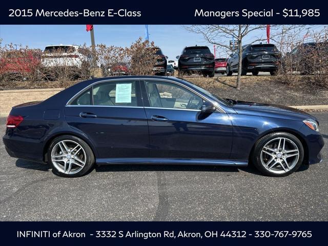 used 2015 Mercedes-Benz E-Class car, priced at $11,985
