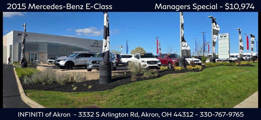 used 2015 Mercedes-Benz E-Class car, priced at $10,974