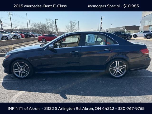used 2015 Mercedes-Benz E-Class car, priced at $10,985