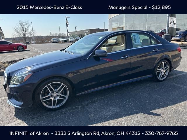 used 2015 Mercedes-Benz E-Class car, priced at $12,895