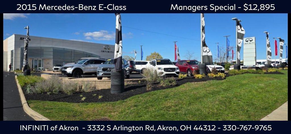 used 2015 Mercedes-Benz E-Class car, priced at $12,895