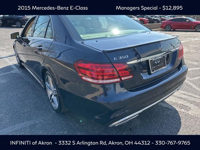 used 2015 Mercedes-Benz E-Class car, priced at $12,895