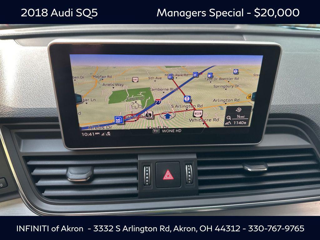 used 2018 Audi SQ5 car, priced at $20,000