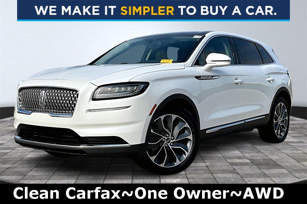 used 2022 Lincoln Nautilus car, priced at $34,600
