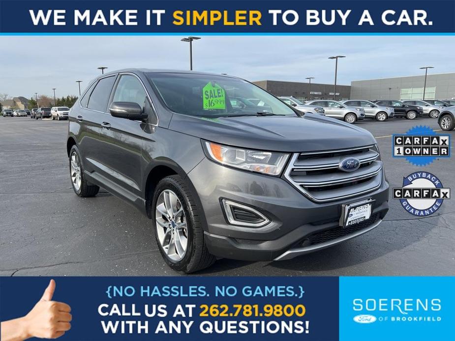 used 2017 Ford Edge car, priced at $16,994