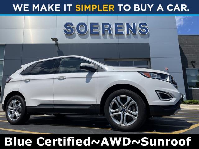used 2018 Ford Edge car, priced at $17,900