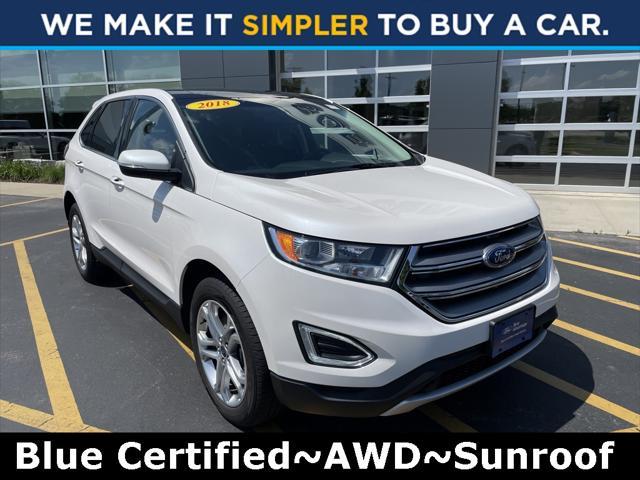 used 2018 Ford Edge car, priced at $17,900