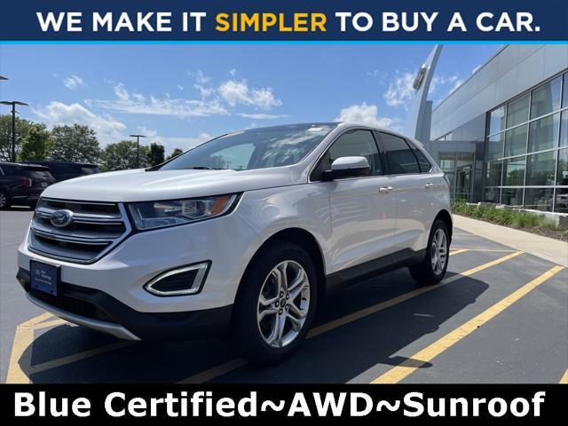 used 2018 Ford Edge car, priced at $17,900