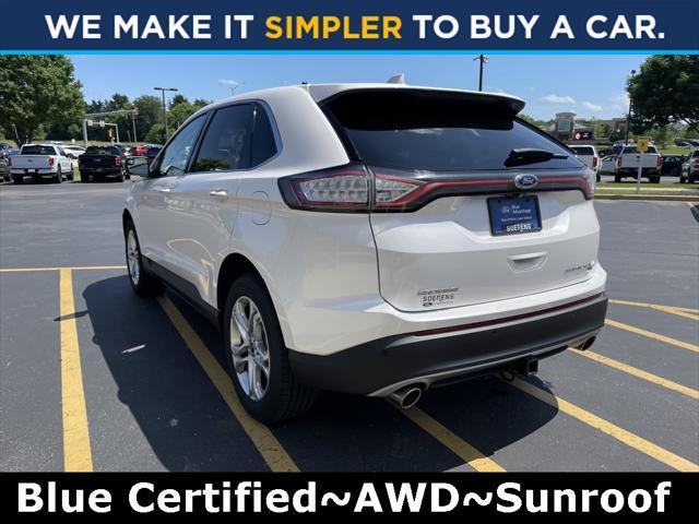 used 2018 Ford Edge car, priced at $17,900