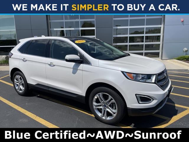 used 2018 Ford Edge car, priced at $17,900