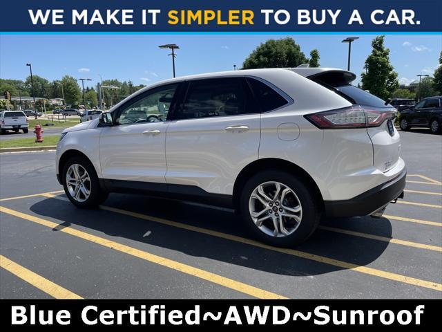 used 2018 Ford Edge car, priced at $17,900