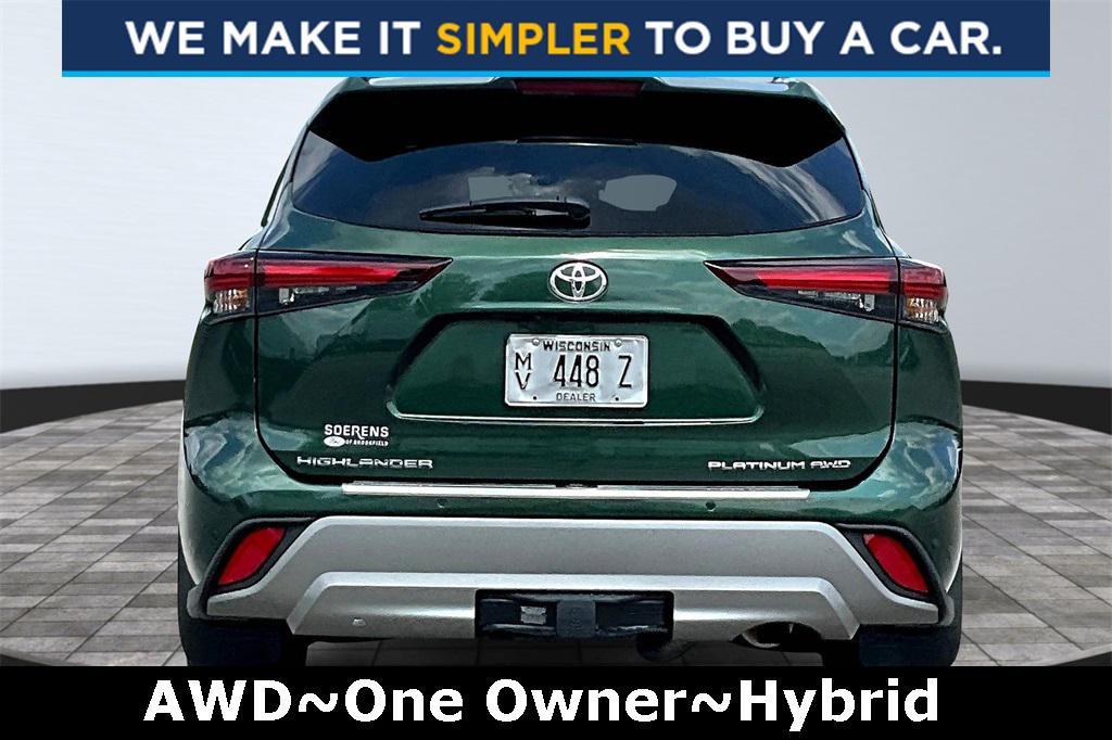used 2024 Toyota Highlander car, priced at $47,800