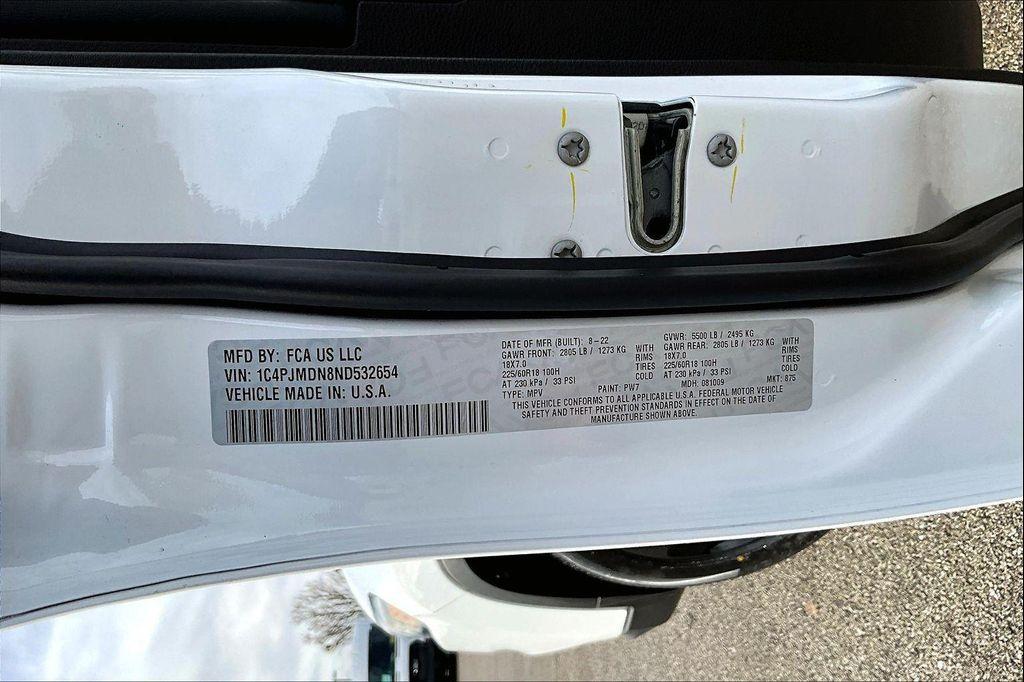 used 2022 Jeep Cherokee car, priced at $23,987