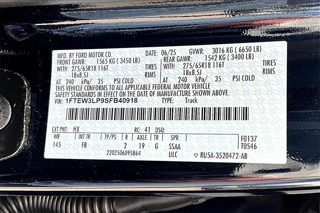 new 2025 Ford F-150 car, priced at $54,168
