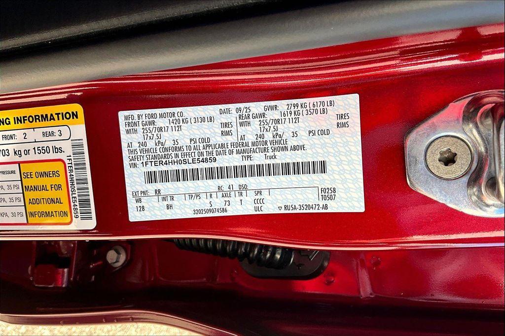 new 2025 Ford Ranger car, priced at $42,239