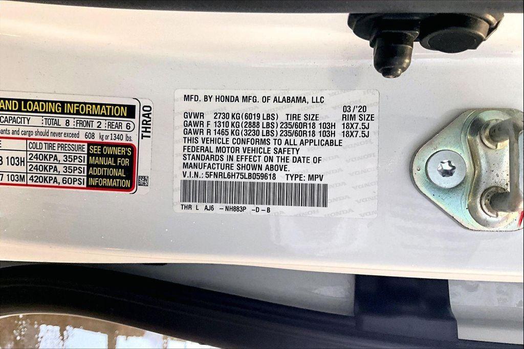 used 2020 Honda Odyssey car, priced at $25,999